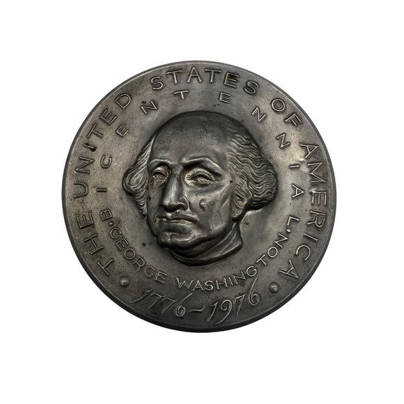 Bicentennial Empire Pewter Plaques Set Fred Press USA Presidents Founding Father - Picture 5 of 7